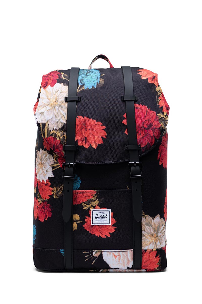 Herschel vintage 2024 floral black