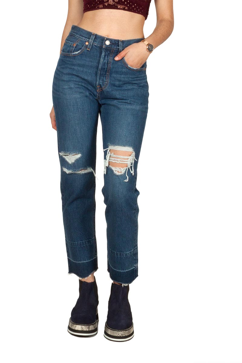 levis original cropped jeans