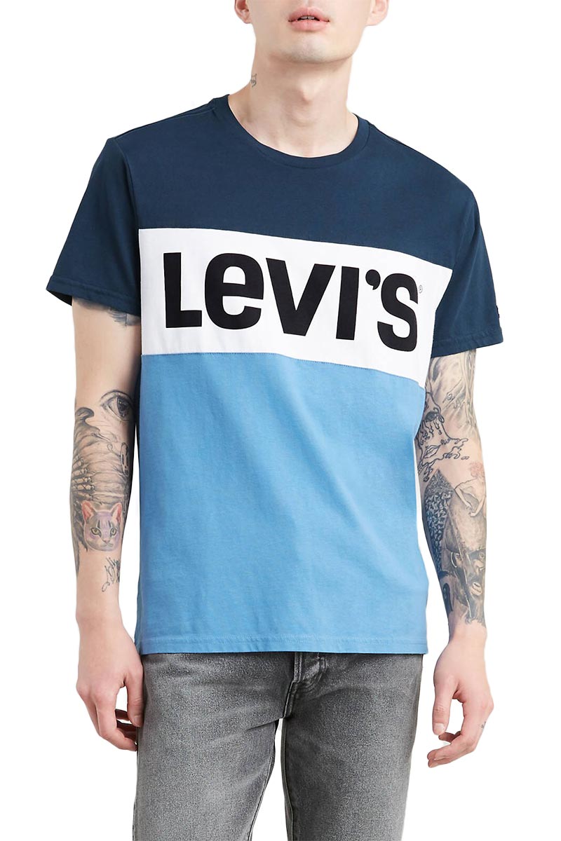 levis light blue t shirt