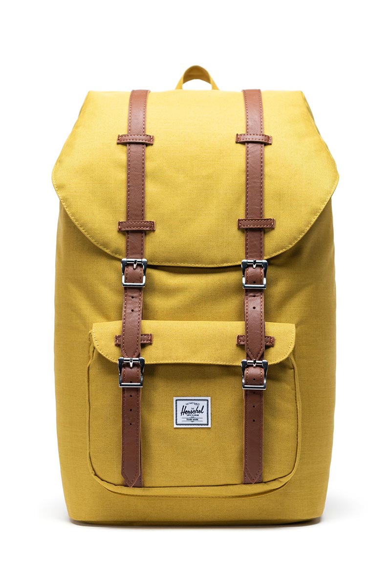 mustard yellow herschel backpack