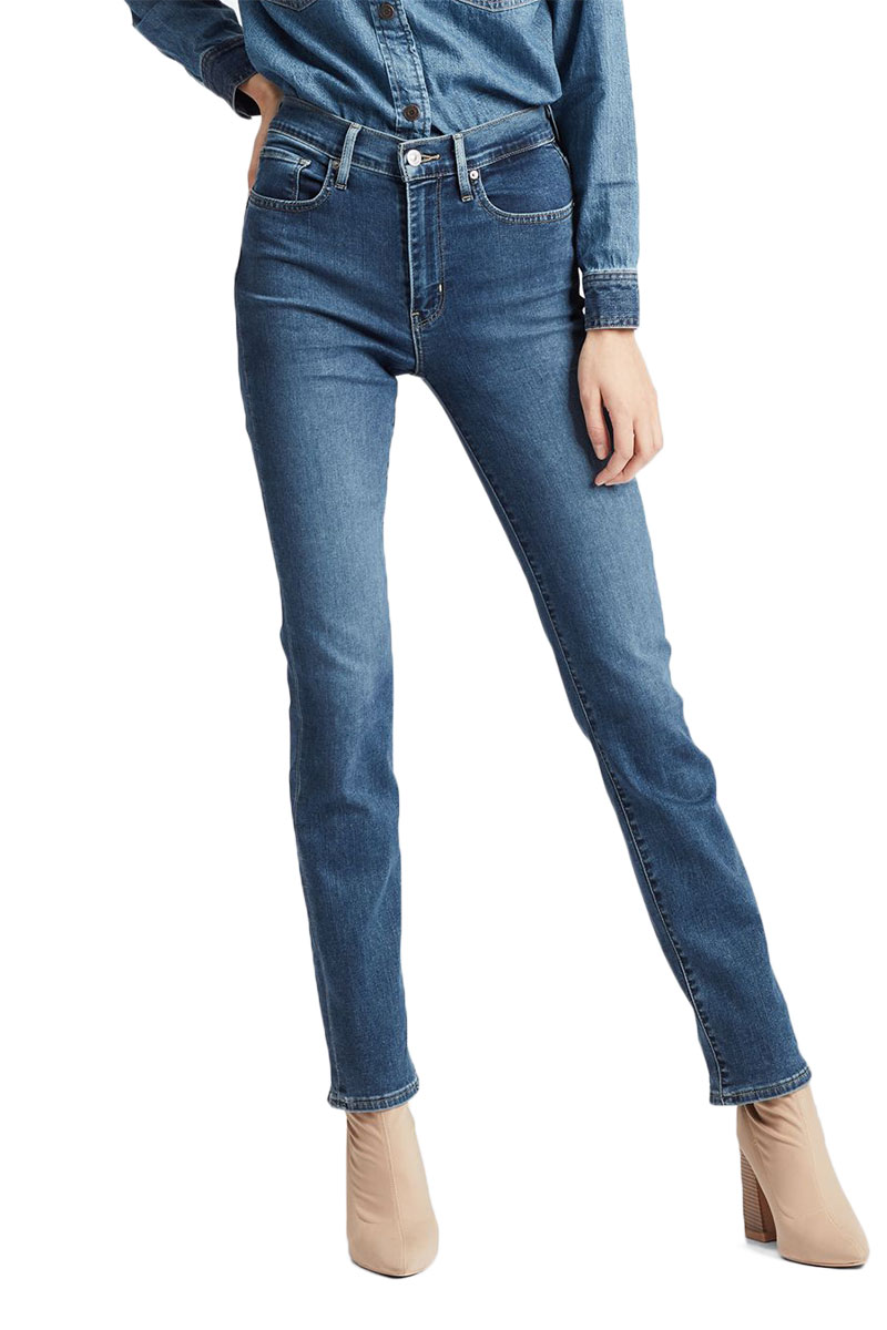 levis high waisted straight jeans