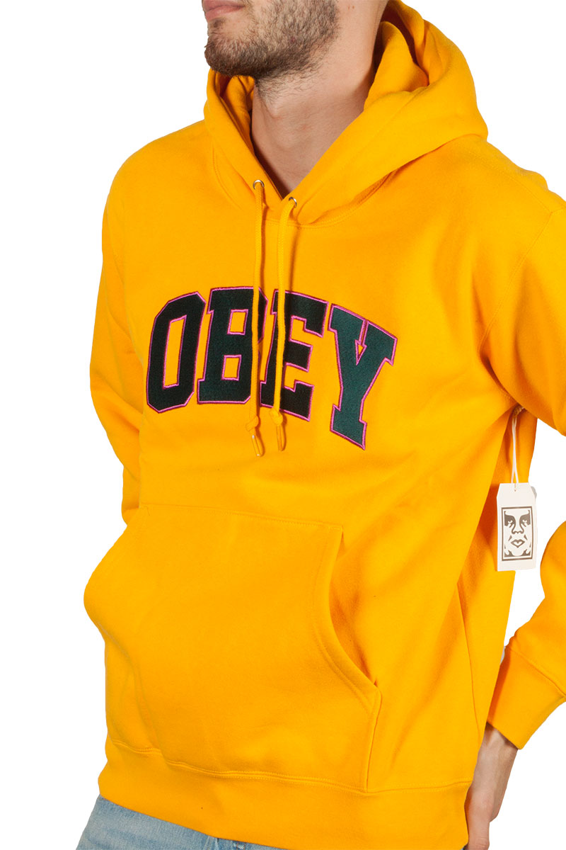 obey hoodie orange