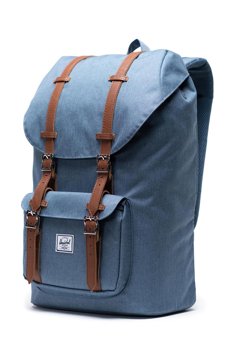 Herschel backpack Little America blue mirage crosshatch