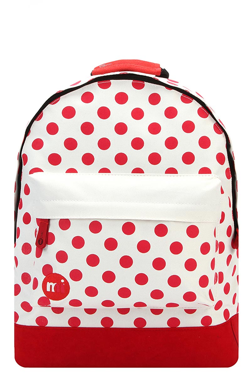 Mi-Pac All Polka backpack natural/red