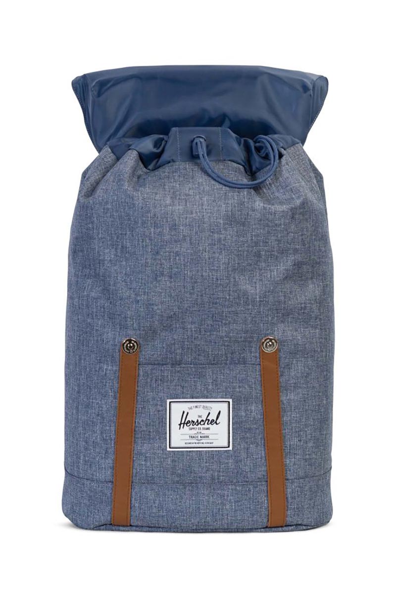 Herschel dark cheap chambray crosshatch