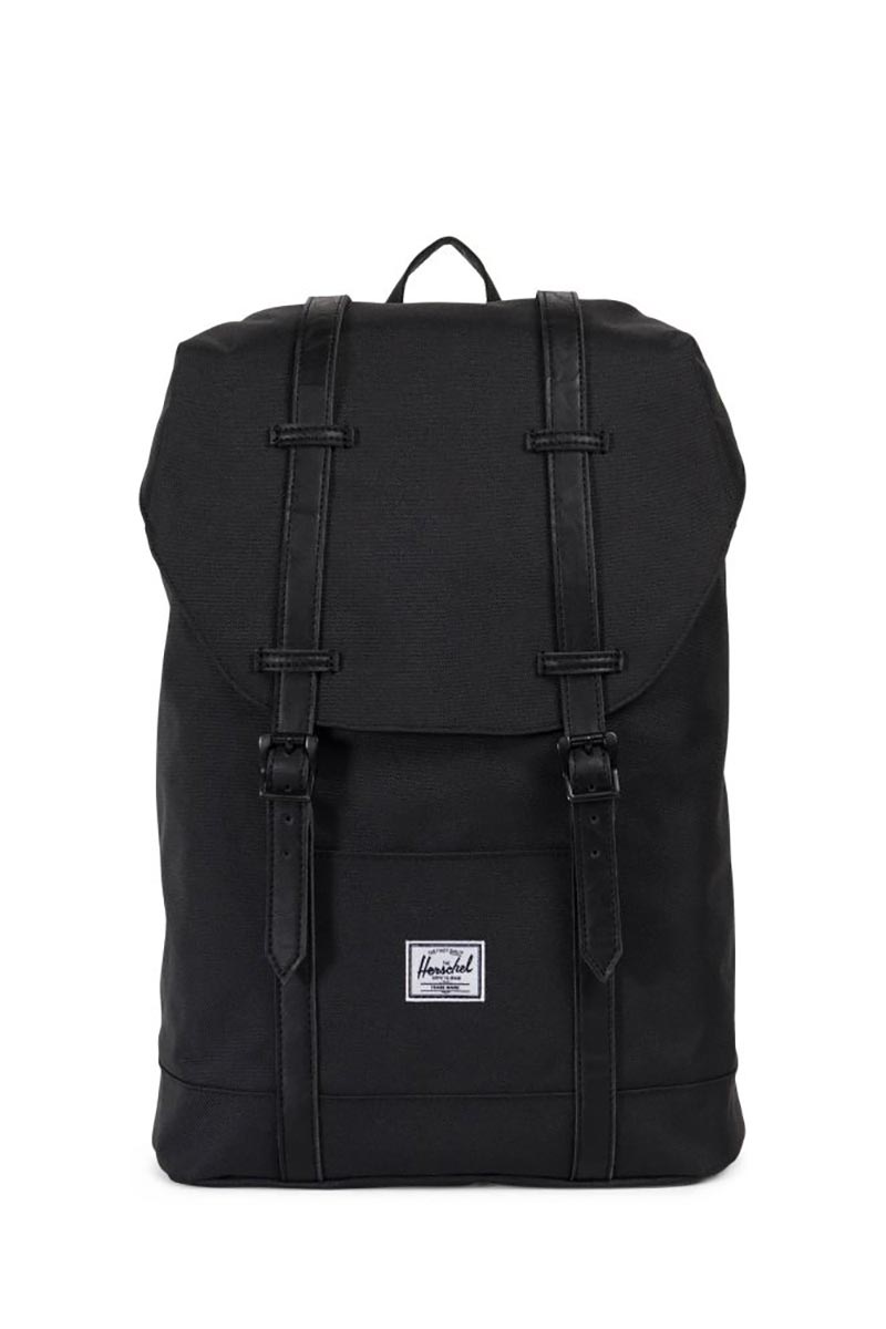 Herschel Retreat mid volume backpack black/black