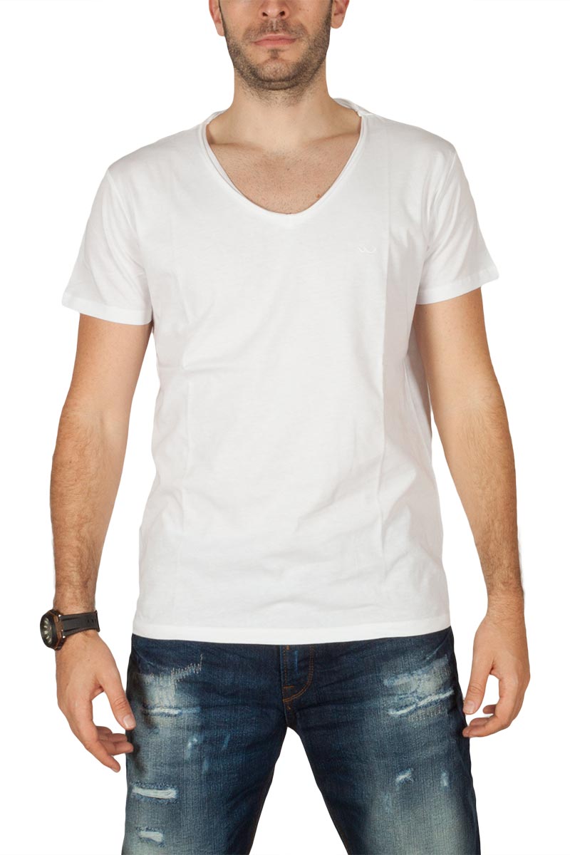 LTB Koji ανδρικό t-shirt λευκό με V-λαιμόκοψη