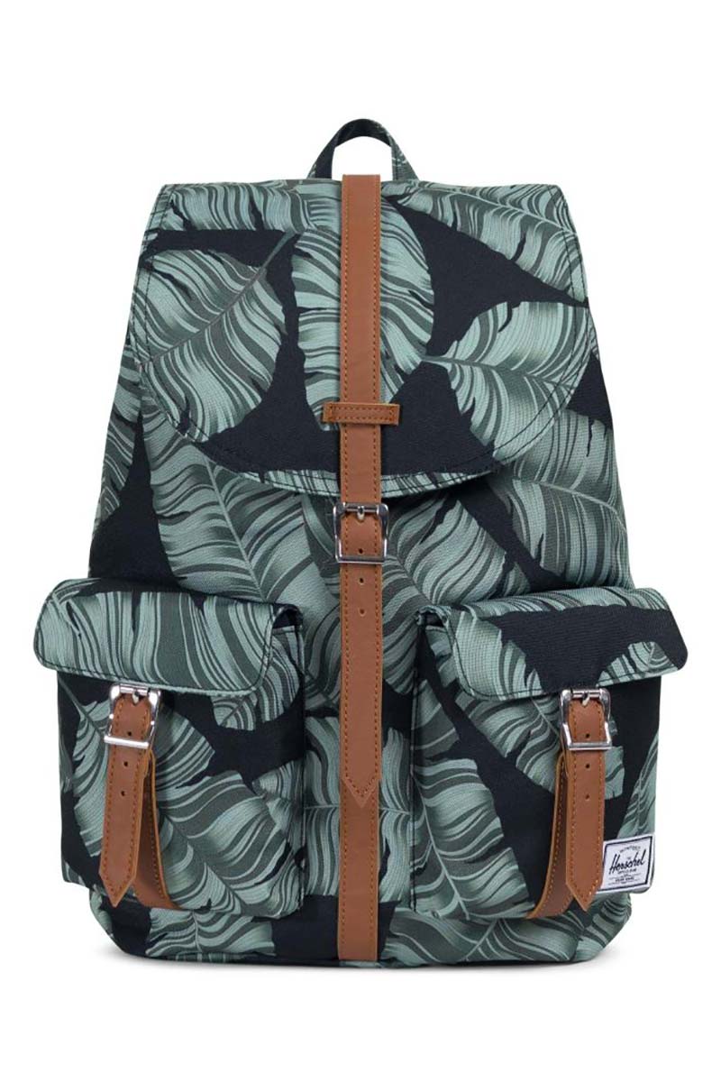 herschel backpack palm leaves