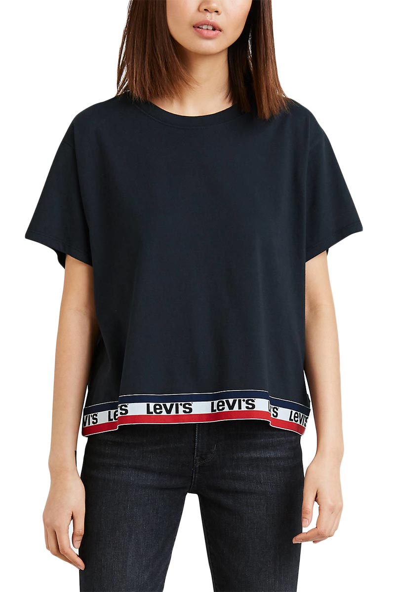 Levi S Gynaikeio Graphic J V T Shirt Tape Caviar