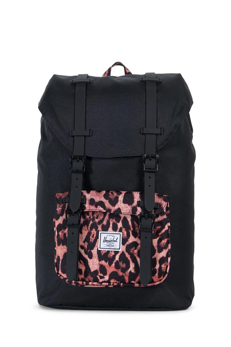 Herschel Backpack Little America Mid Volume Black Desert Cheetah