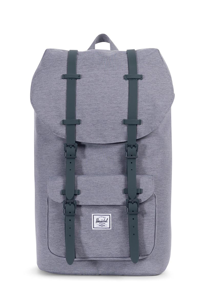 Herschel Little America backpack mid grey crosshatch
