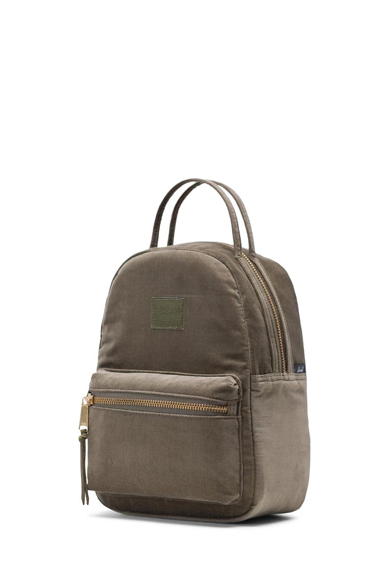 Herschel Nova mini backpack corduroy ivy green