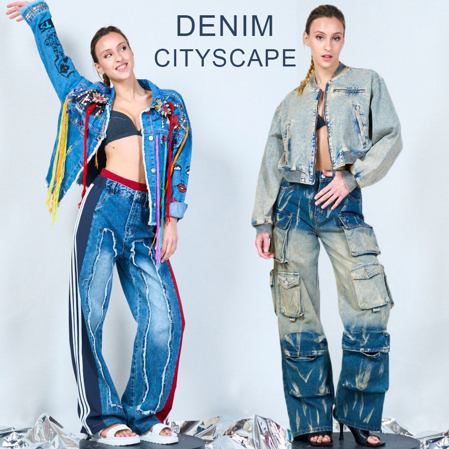 Denim Cityscape