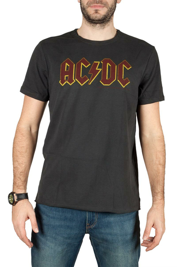 Amplified ACDC logo t-shirt charcoal
