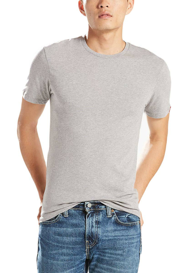 Levi's® slim fit crewneck T-shirt heather grey