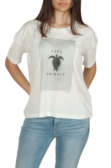 Thinking Mu organic cotton t-shirt Free Turtle