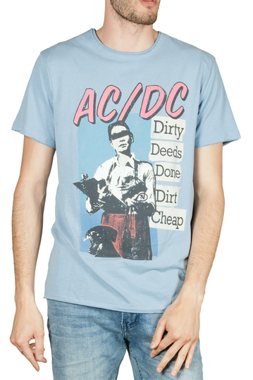Amplified AC/DC Dirty Deeds t-shirt light blue