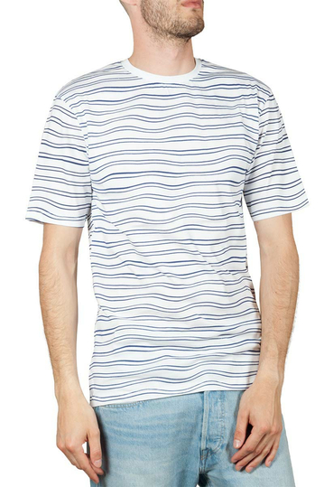 Minimum Wilson striped t-shirt white-blue