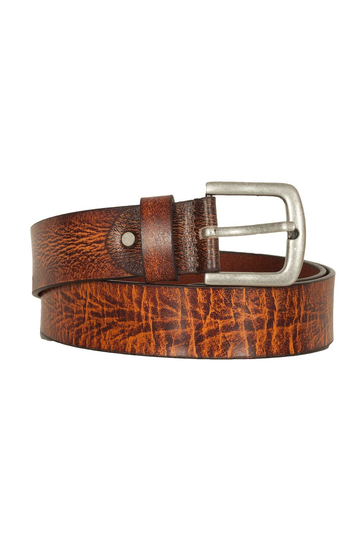 Men's leather belt brown