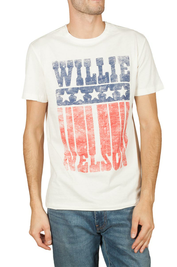 Amplified Willie Nelson Flag t-shirt