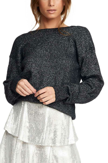 Rut & Circle Marie glitter sweater black