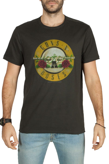Amplified Guns n' Roses Drum t-shirt charcoal