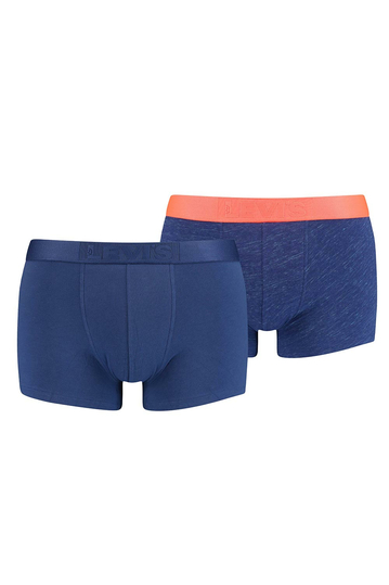 Levi's® injected slub neon red boxer blue 2-pack