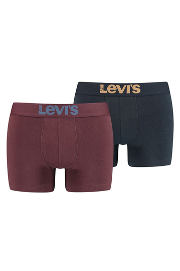 Levi's® basic trunk 2-pack bordeaux-blue