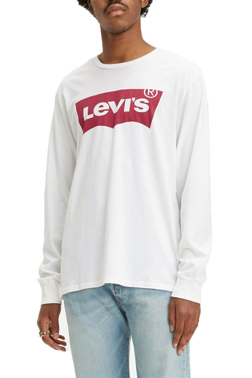 Levi's® long sleeve graphic tee white