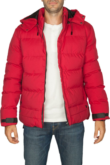 Splendid puffer jacket red with hood