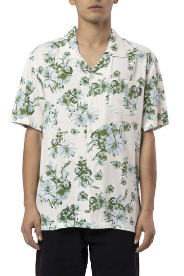 Huf Dazy short sleeve resort shirt unbleached