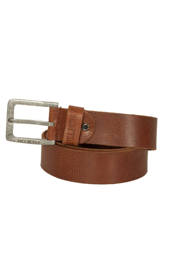 Hill Burry men's leather belt waxy tan