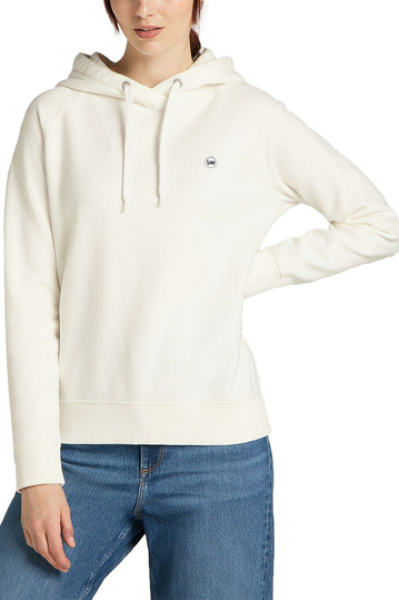 Lee essential hoodie - white canvas