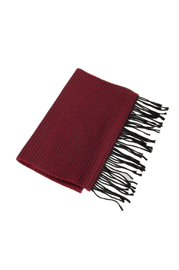 Fringe scarf red