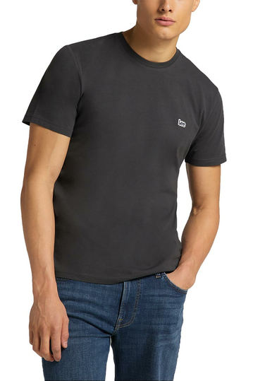 Lee patch logo t-shirt washed black