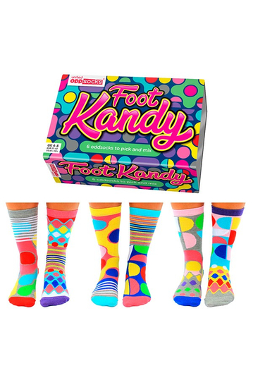 United Oddsocks Foot Kandy γυναικείες κάλτσες 3-pack