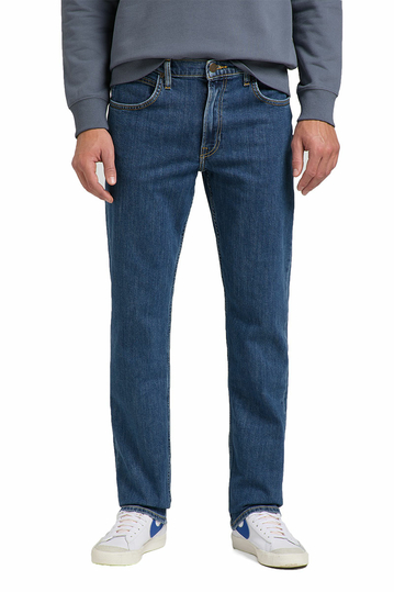 Lee Brooklyn straight jeans - mid stonewash