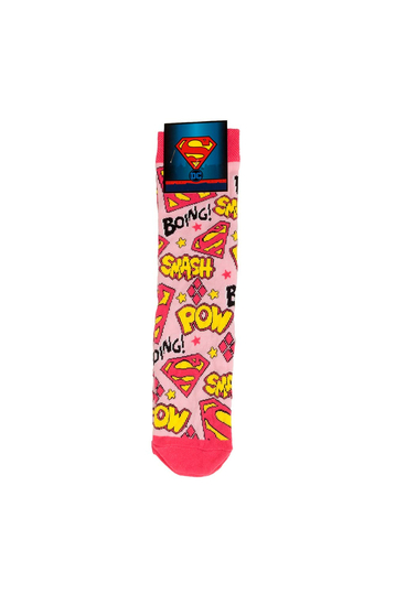 Cimpa DC Supergirl κάλτσες ροζ