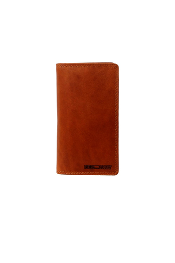 Hill Burry RFID leather card and mobile case brown