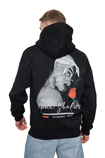 Thug Life Tupac Hoodie Black