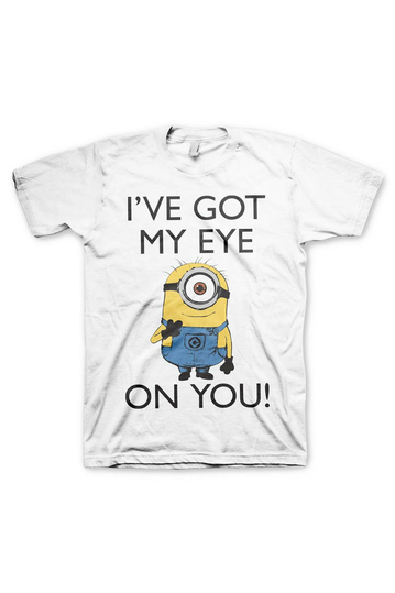 Minions - I Got My Eye On You T-Shirt White