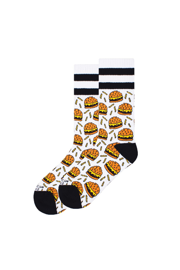 American Socks Κάλτσες Burger Mania Mid High