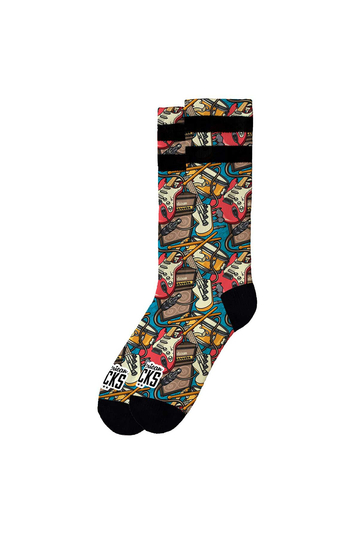 American Socks Κάλτσες Rockband Mid High