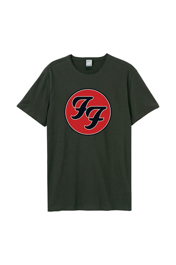 Amplified T-shirt Foo Fighters - Double Logo F Charcoal