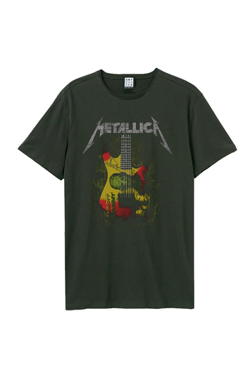 Amplified T-shirt Metallica - Frankenstein Guitar Charcoal