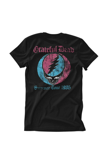 Grateful Dead T-Shirt 1986 Summer Tour Black