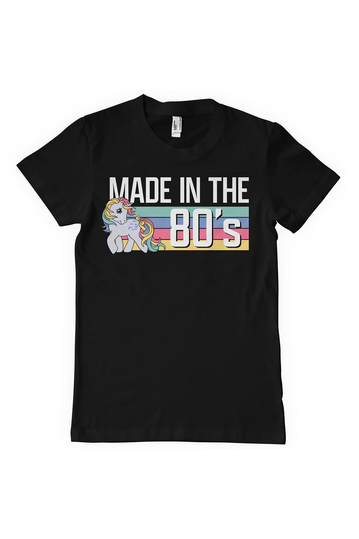 My Little Pony T-Shirt Made In The 80's Black