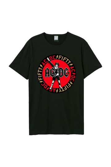 Amplified T-shirt ACDC - Red Angus Black
