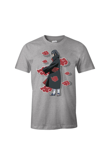 Cotton Division Naruto T-shirt Itachi Grey