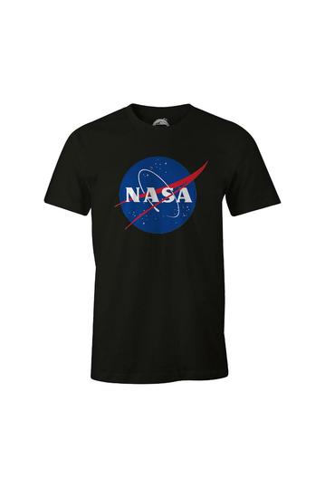Cotton Division NASA Logo T-shirt Black